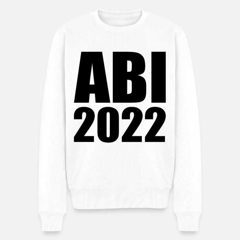 Abi 2022 - Männer Premium Bio Pullover - Weiß