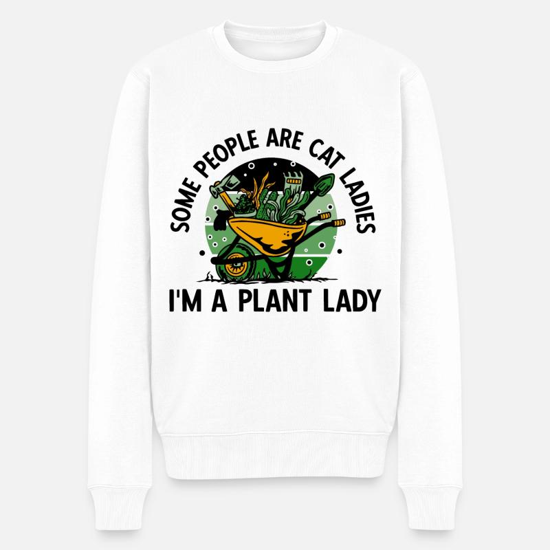 Landschaftsgärtner Hobbygärtner Gärtner - Männer Premium Bio Pullover - Weiß