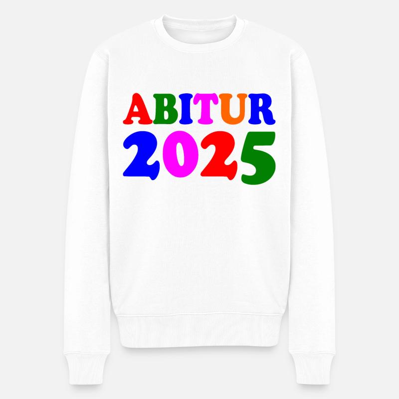 Abitur 2025 - Pull Premium bio Homme - blanc