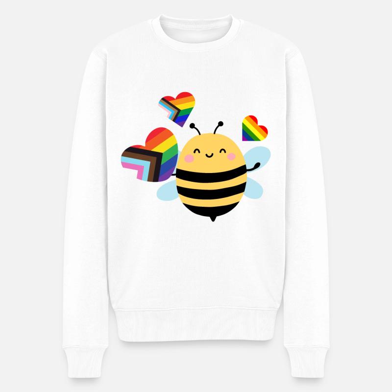 Fierté des abeilles - Pull Premium bio Homme - blanc