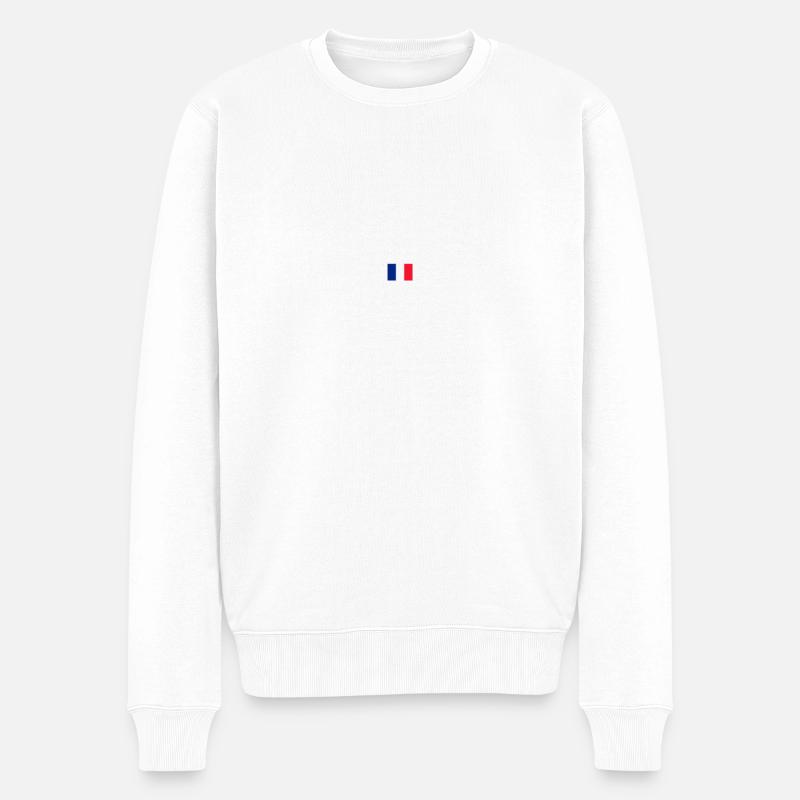 PARIS - Pull Premium bio Homme - blanc