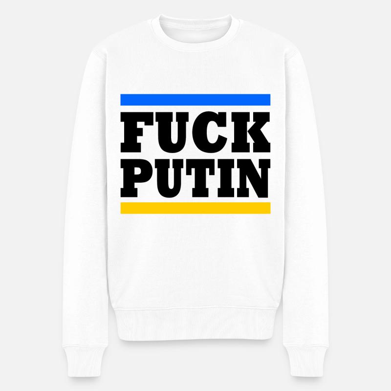 fck ptn - Pull Premium bio Homme - blanc