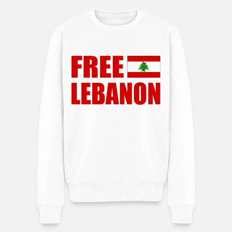 free lebanon - Pull Premium bio Homme - blanc