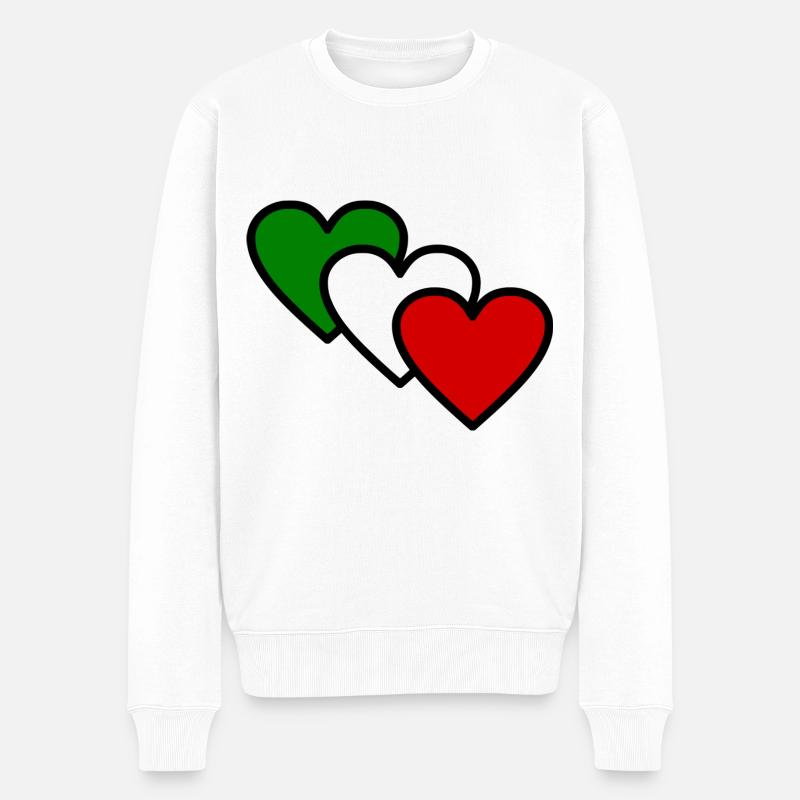 Italie - Pull Premium bio Homme - blanc