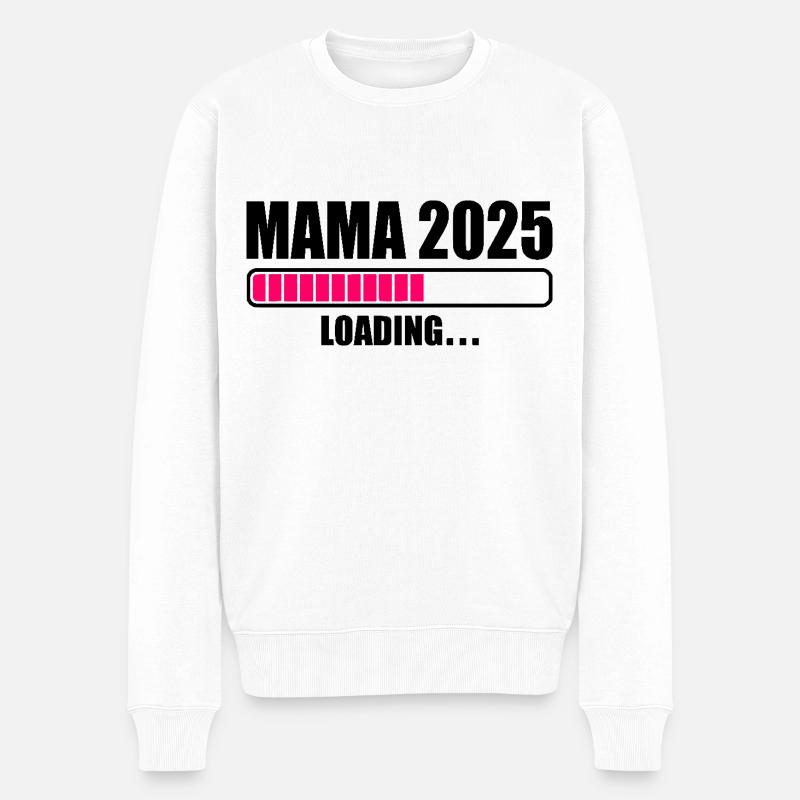 Mama 2025 - Pull Premium bio Homme - blanc