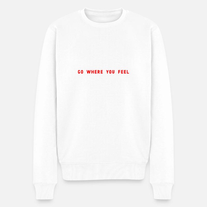 ENDLESS - Pull Premium bio Homme - blanc