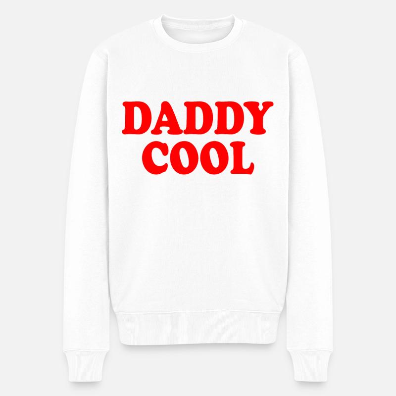 Daddy cool - Pull Premium bio Homme - blanc