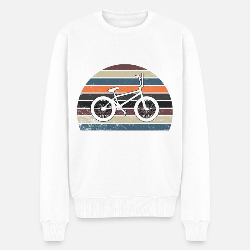 bmx - Pull Premium bio Homme - blanc