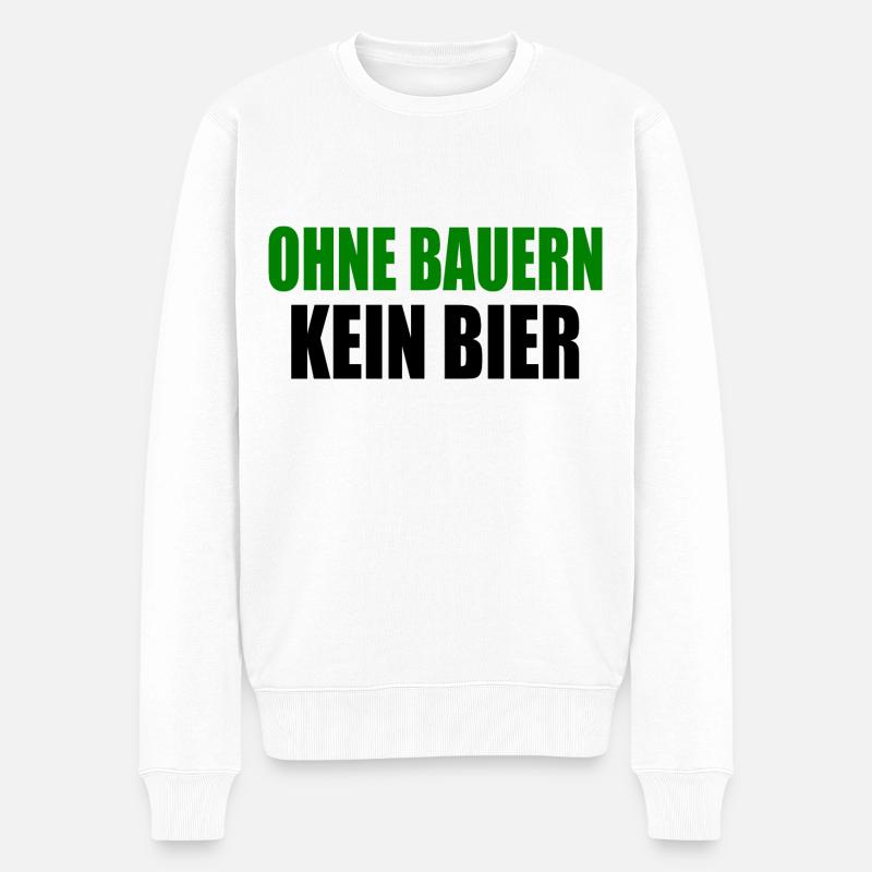 text5040 - Männer Premium Bio Pullover - Weiß