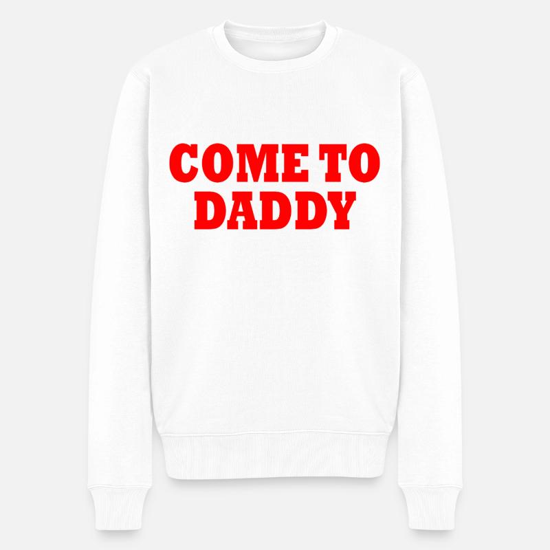 come to daddy - Pull Premium bio Homme - blanc