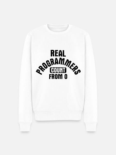 Software Ingenieur Informatiker Programmierer - Männer Premium Bio Pullover - Weiß