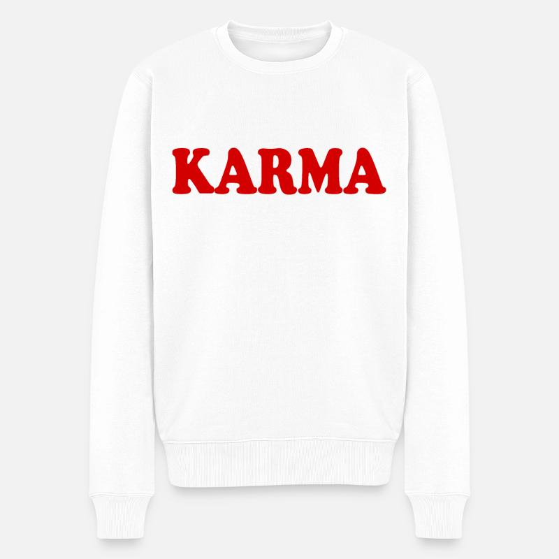 Karma - Pull Premium bio Homme - blanc