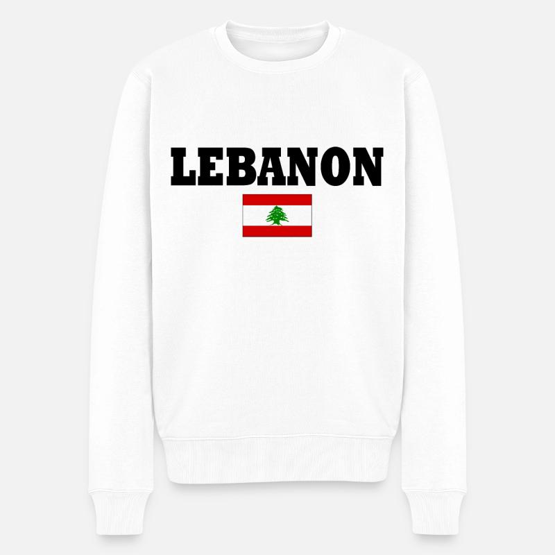 Liban - Pull Premium bio Homme - blanc