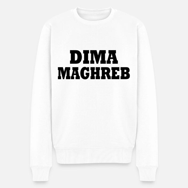 Dima maghreb - Pull Premium bio Homme - blanc