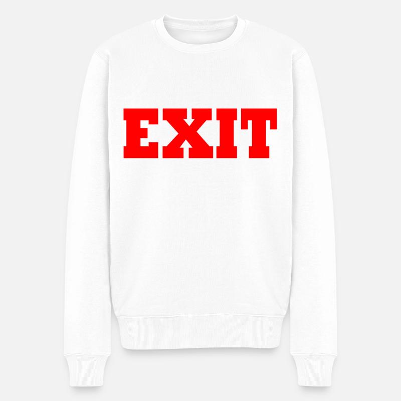 Exit - Pull Premium bio Homme - blanc
