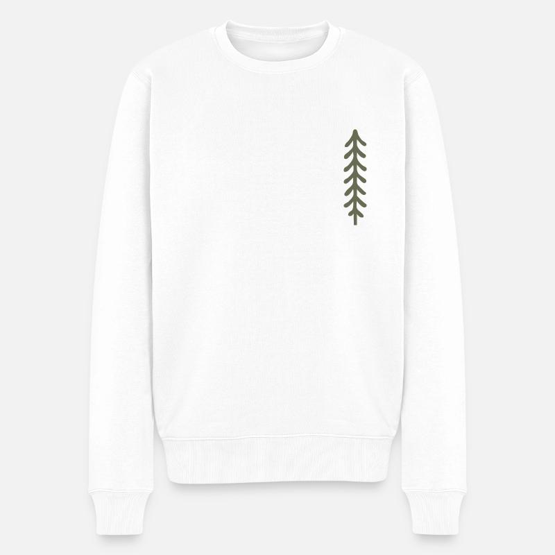 arbre - Pull Premium bio Homme - blanc