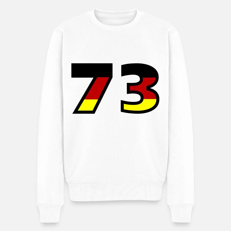 73 Numéro Allemagne Jersey - Pull Premium bio Homme - blanc