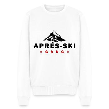 Apres Ski Gang - Männer Premium Bio Pullover - Weiß - Vorne - Thijin (182cm)