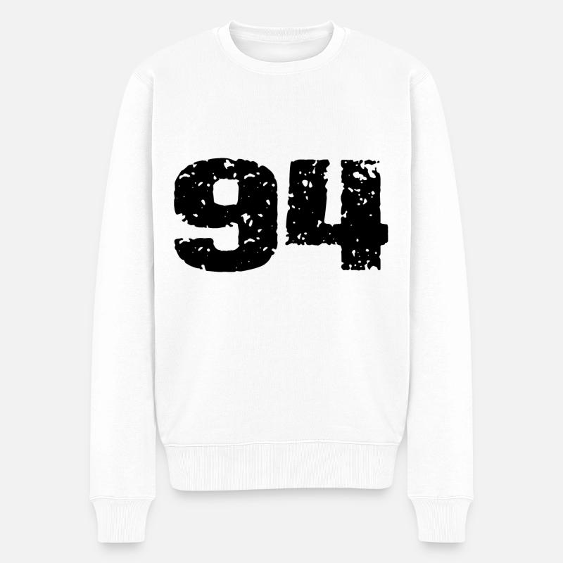Maillot à numéros 94 - Pull Premium bio Homme - blanc