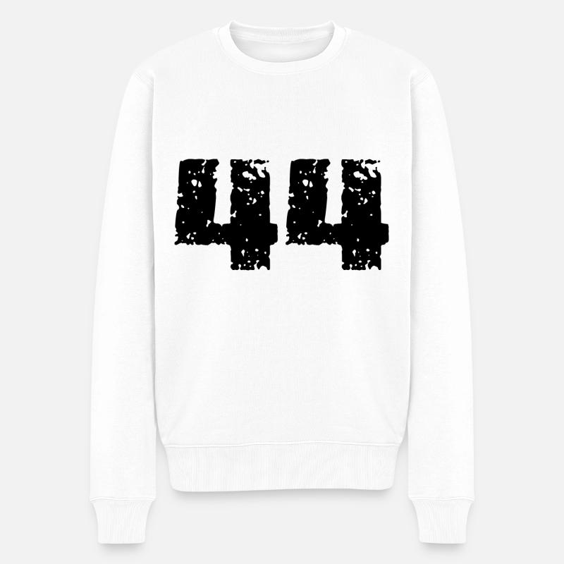 44 Maillot numéro - Pull Premium bio Homme - blanc