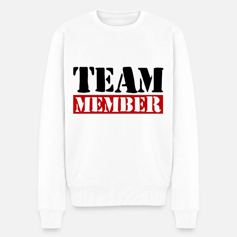 Membres de l’équipe - Pull Premium bio Homme - blanc