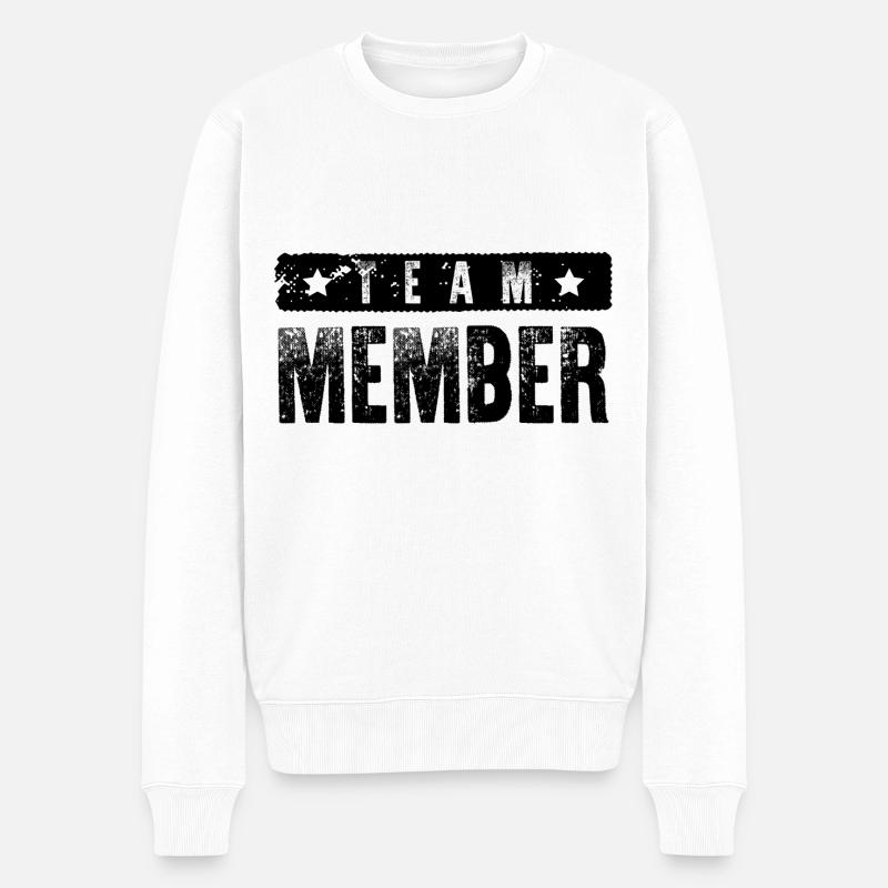 Membres de l’équipe - Pull Premium bio Homme - blanc