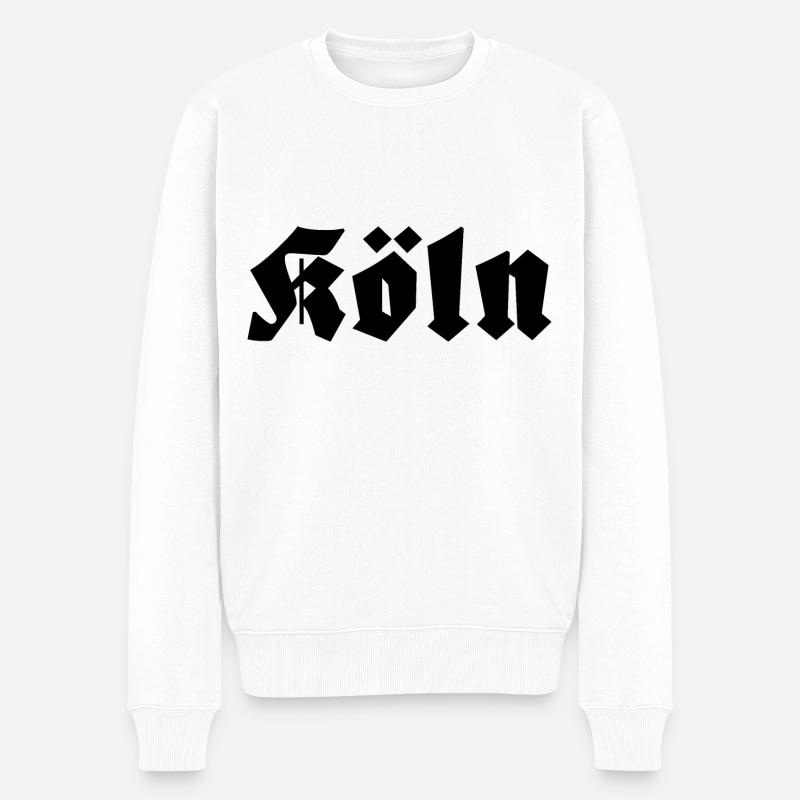 Cologne - Pull Premium bio Homme - blanc