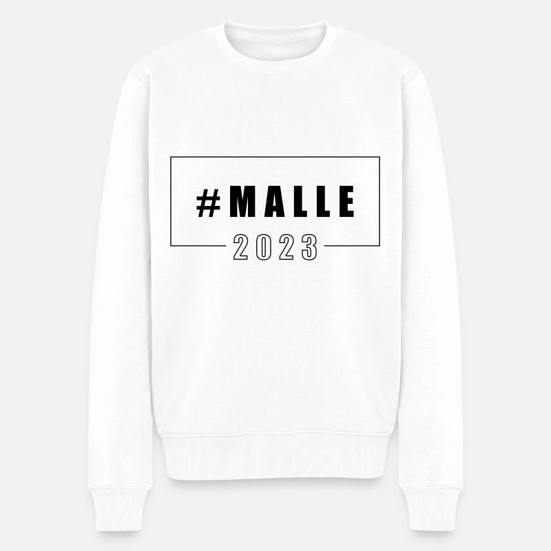 Malle 2023 Majorque - Pull Premium bio Homme - blanc