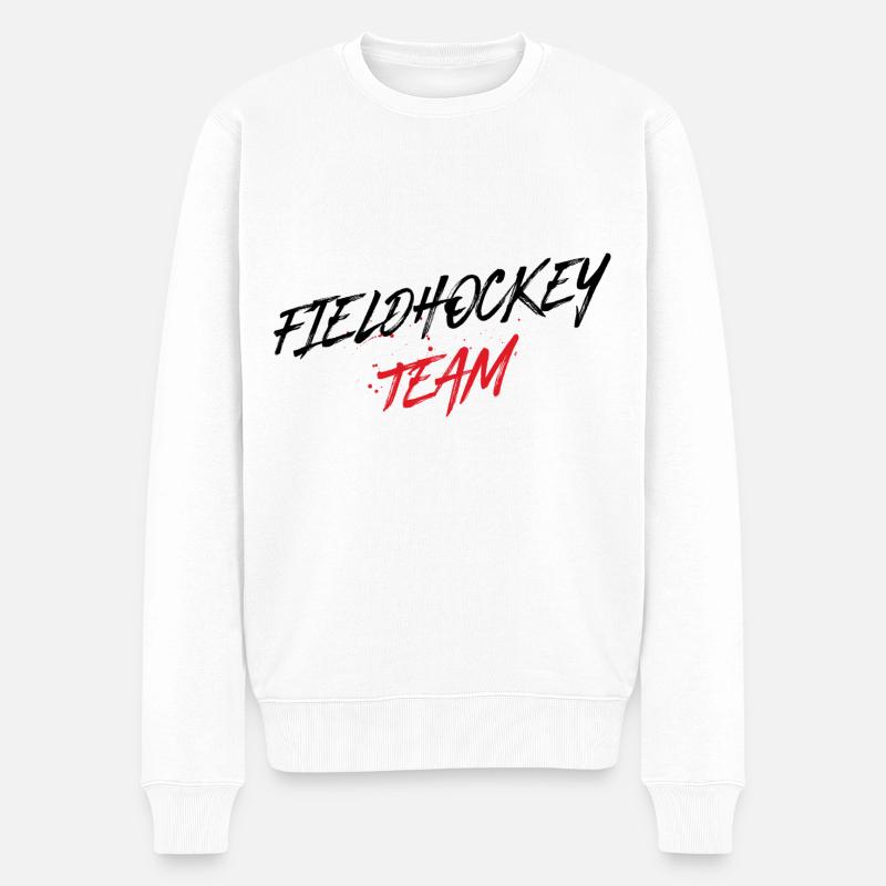 Fieldhockey Team - Männer Premium Bio Pullover - Weiß