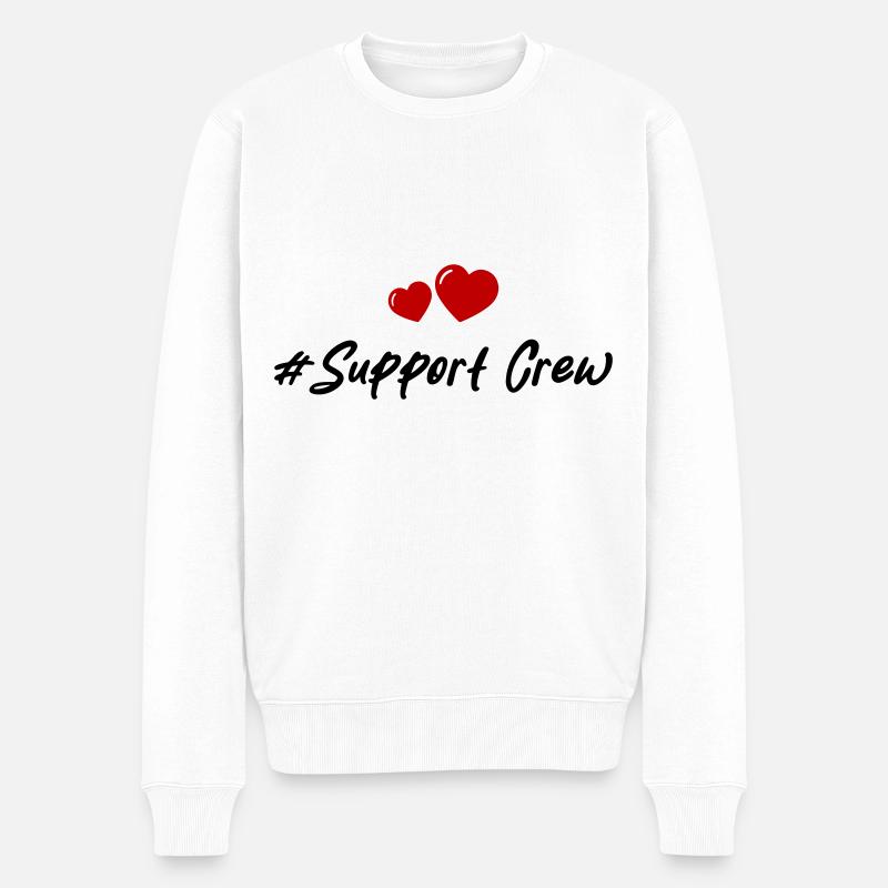 Soutenir l’équipage Heart Love - Pull Premium bio Homme - blanc