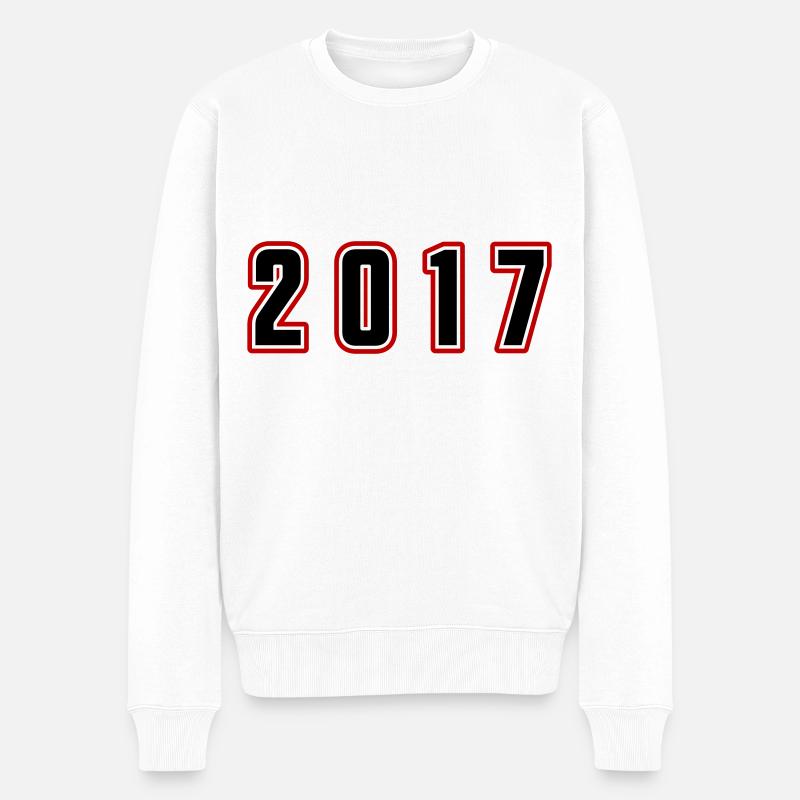 Numéro de l’année 2017 - Pull Premium bio Homme - blanc
