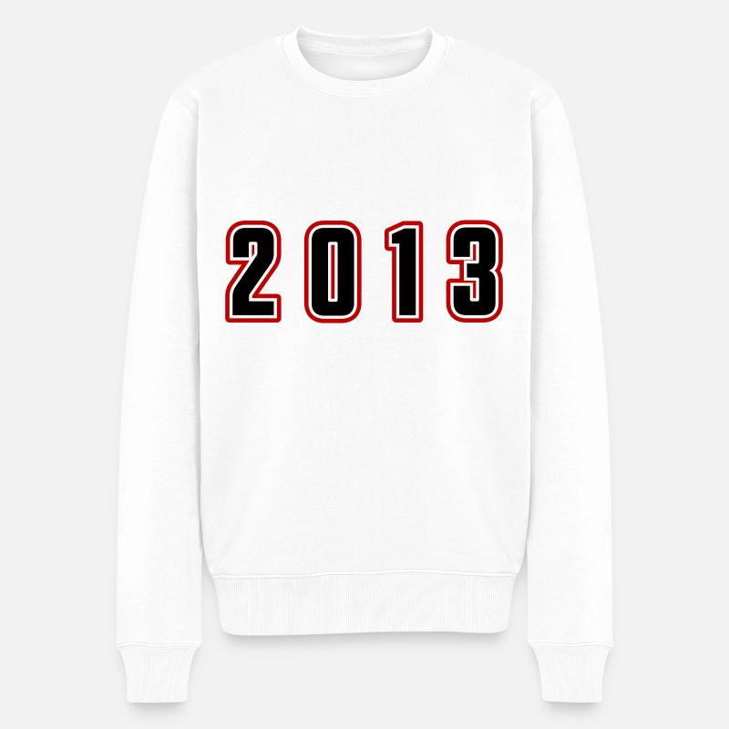 Numéro de l’année 2013 - Pull Premium bio Homme - blanc