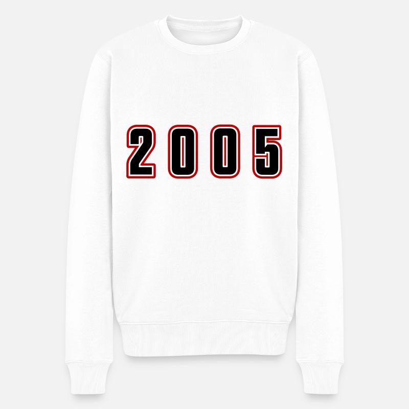 Numéro de l’année 2005 - Pull Premium bio Homme - blanc