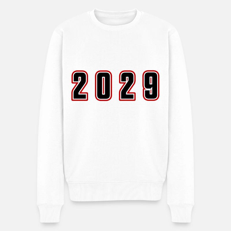 Numéro d’année 2029 - Pull Premium bio Homme - blanc