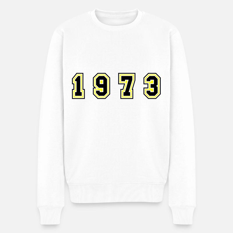 Numéro de l’année 1973 - Pull Premium bio Homme - blanc