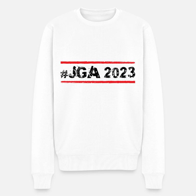 Jga 2023 - Männer Premium Bio Pullover - Weiß