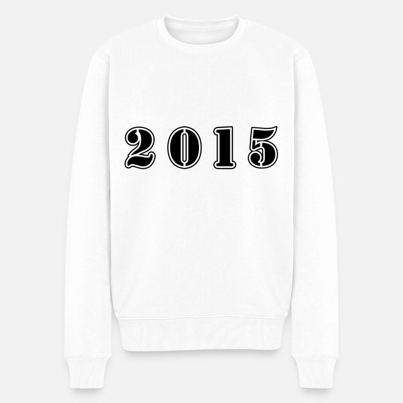 Anniversaire 2015 - Pull Premium bio Homme - blanc