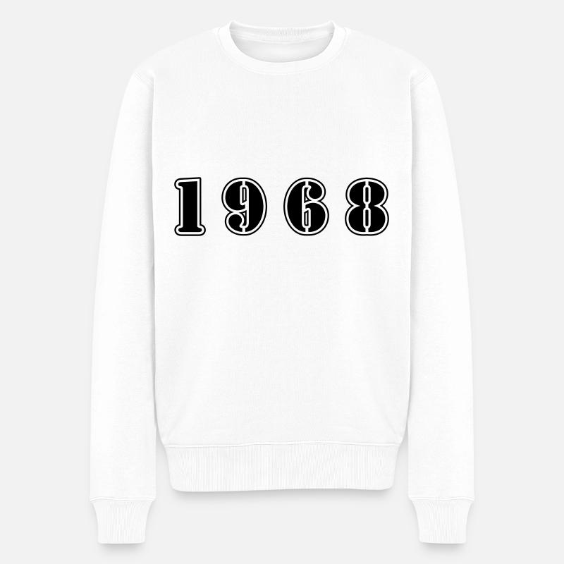 Anniversaire 1968 - Pull Premium bio Homme - blanc