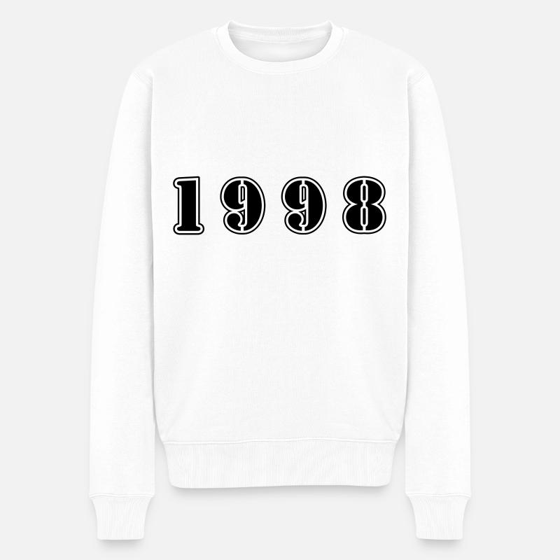Anniversaire de 1998 - Pull Premium bio Homme - blanc