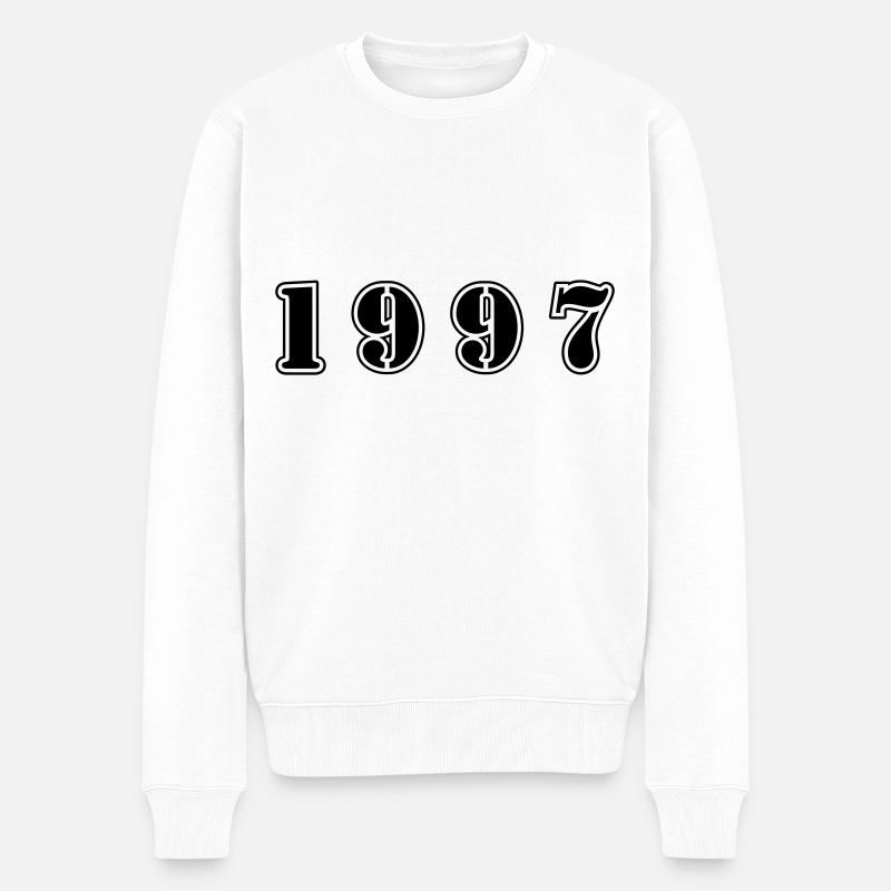 Anniversaire 1997 - Pull Premium bio Homme - blanc
