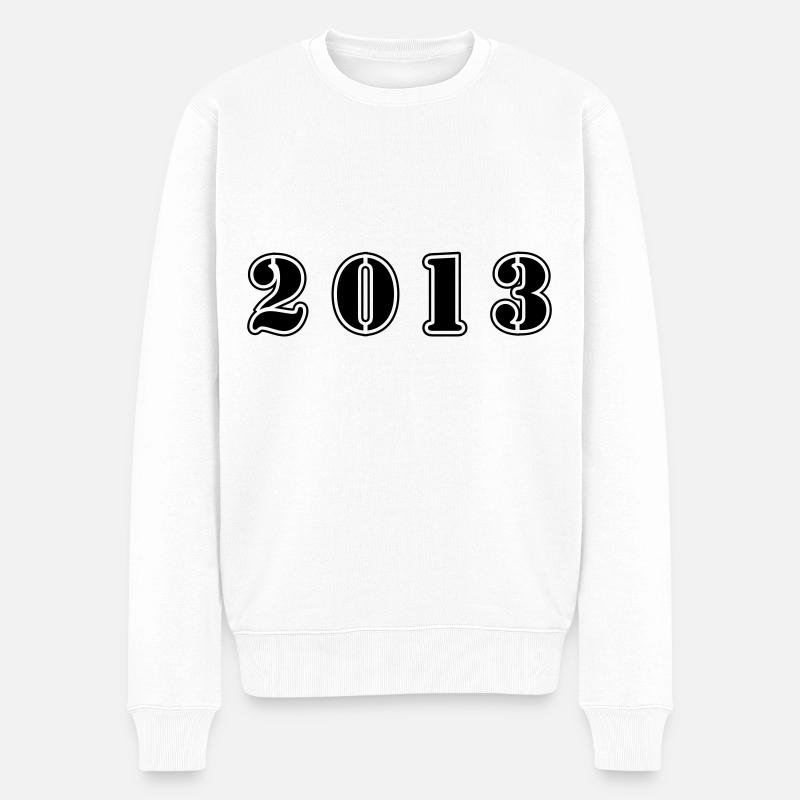 Anniversaire 2013 - Pull Premium bio Homme - blanc