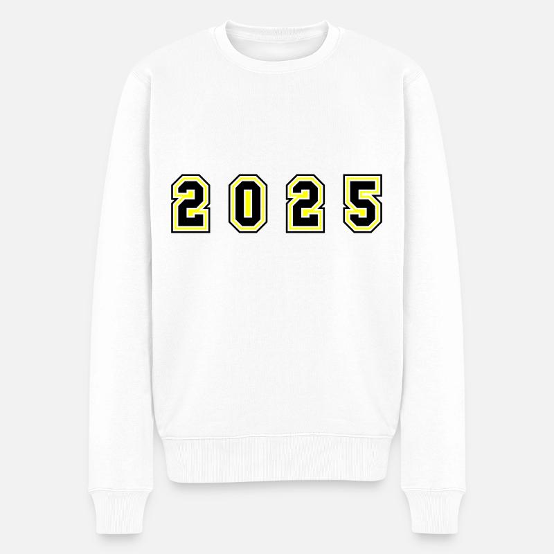 Numéro de l’année 2025 - Pull Premium bio Homme - blanc