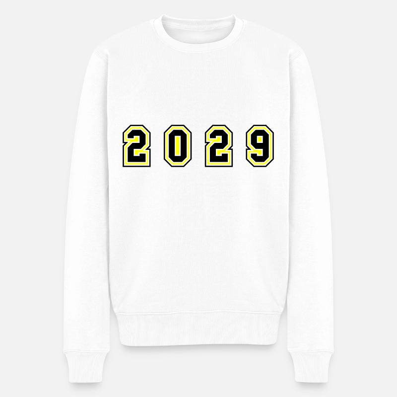 Numéro de l’année 2029 - Pull Premium bio Homme - blanc