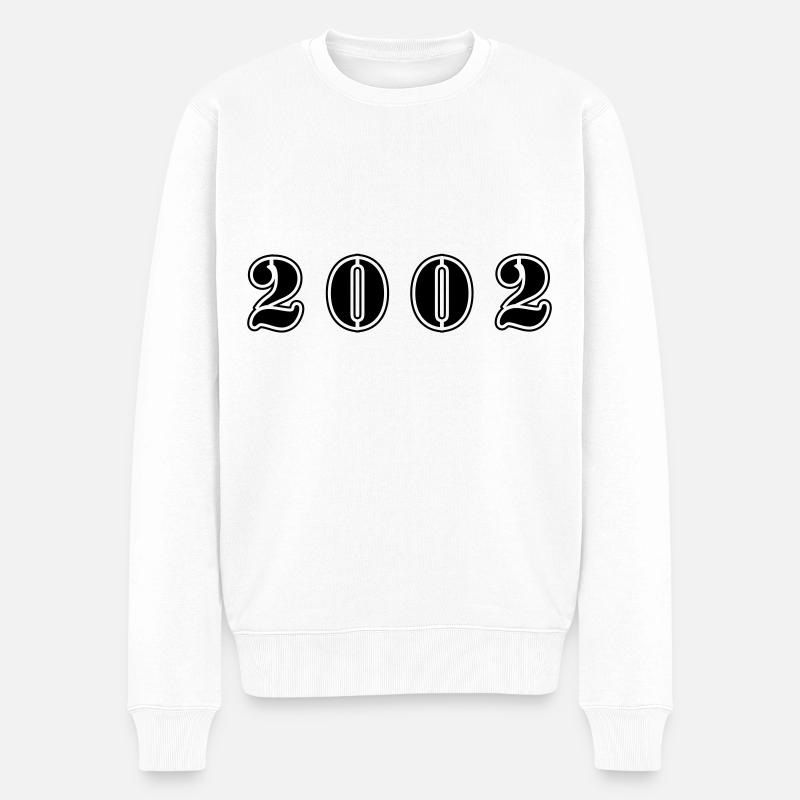 Anniversaire 2002 - Pull Premium bio Homme - blanc