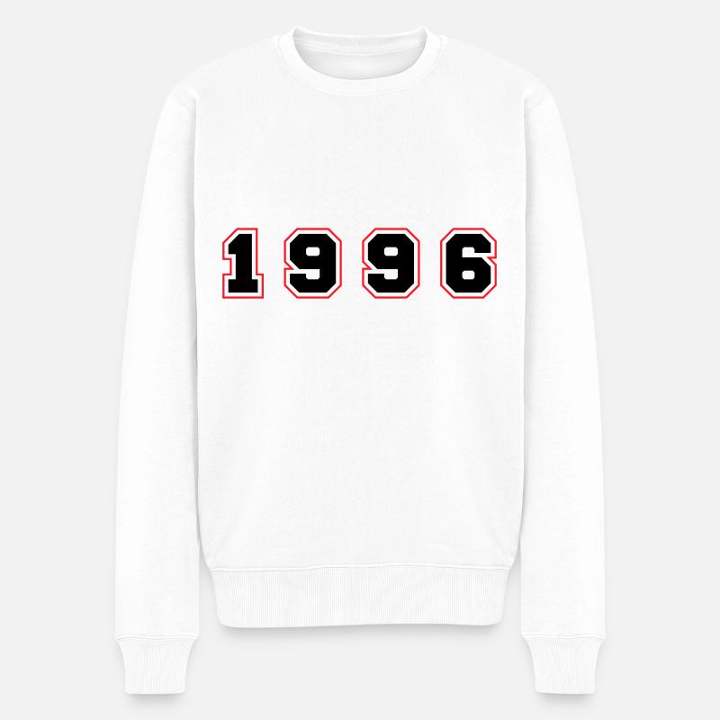 Numéro de l’année 1996 - Pull Premium bio Homme - blanc