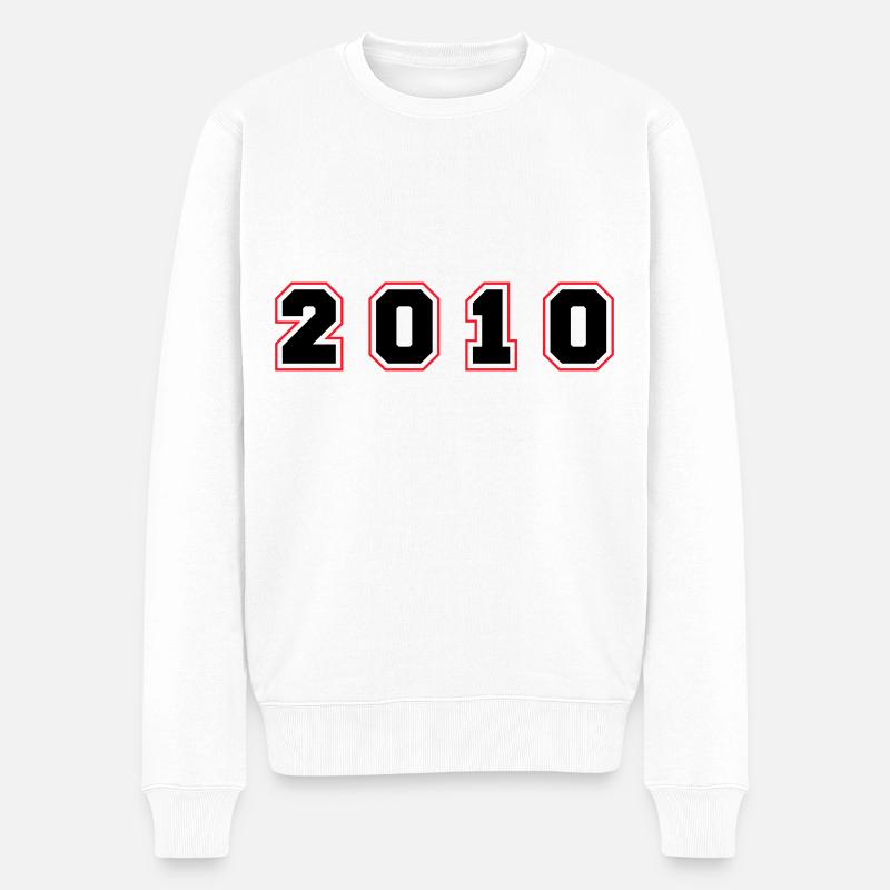 Numéro de l’année 2010 - Pull Premium bio Homme - blanc