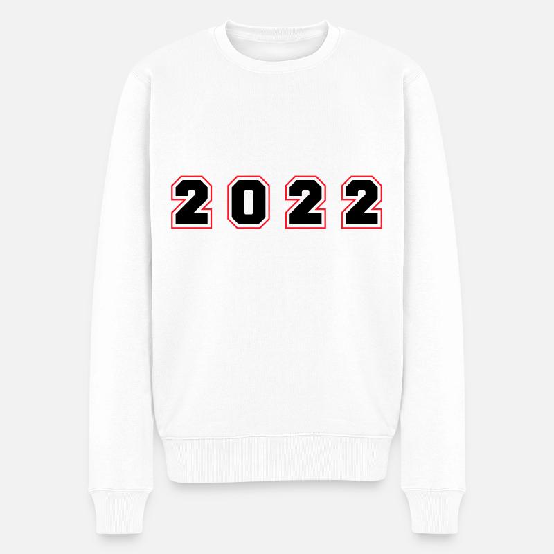 Numéro de l’année 2022 - Pull Premium bio Homme - blanc