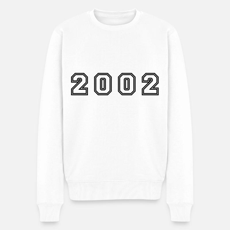 Numéro de l’année 2002 - Pull Premium bio Homme - blanc