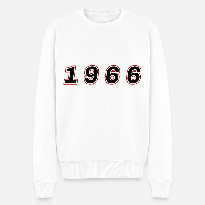 Numéro de l’année 1966 - Pull Premium bio Homme - blanc