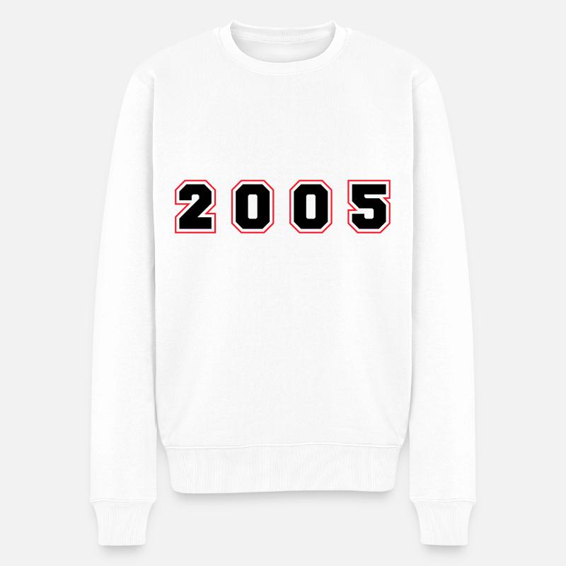 Numéro de l’année 2005 - Pull Premium bio Homme - blanc